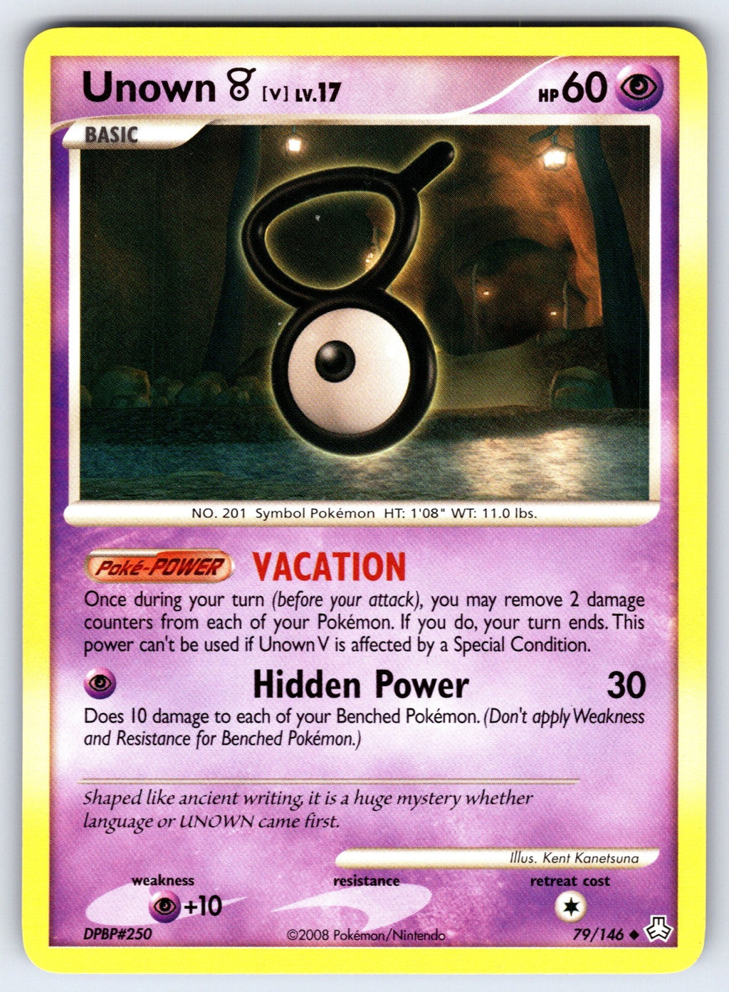 Unown (V) Uncommon Legends Awakened 79/146 LP 2008