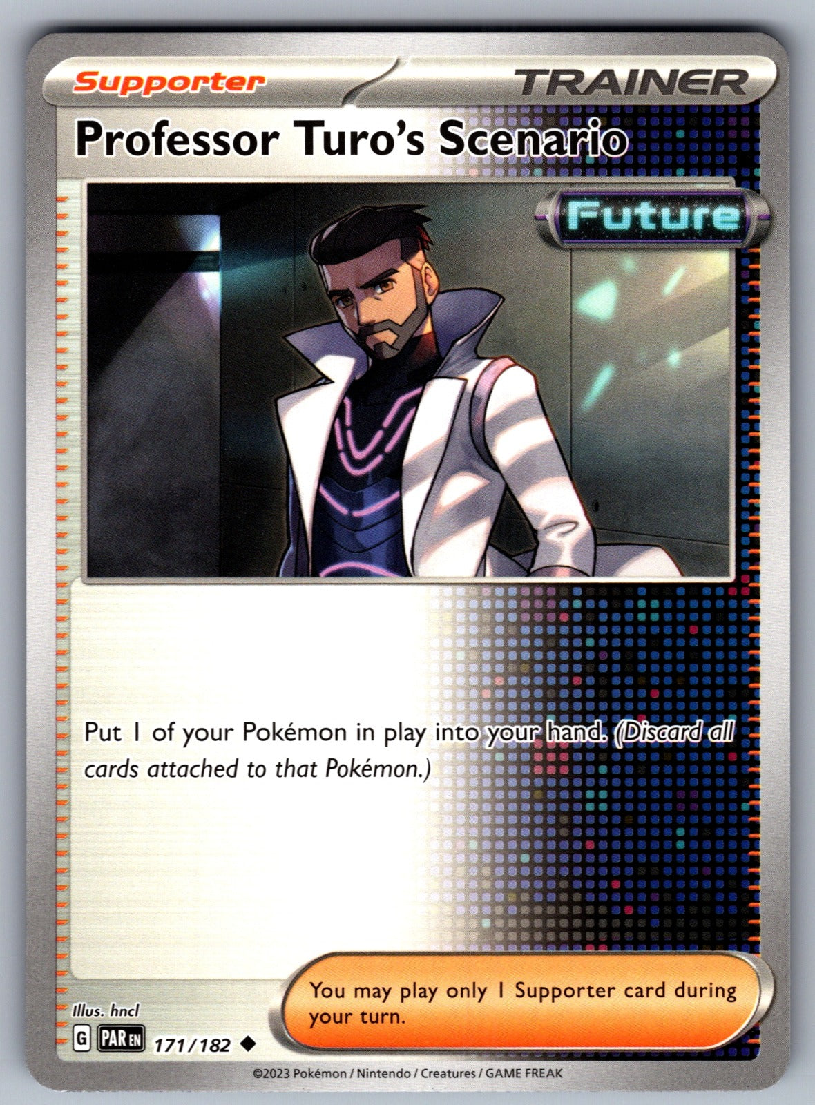 Professor Turo's Scenario Uncommon SV04: Paradox Rift 171/182 NM 2023