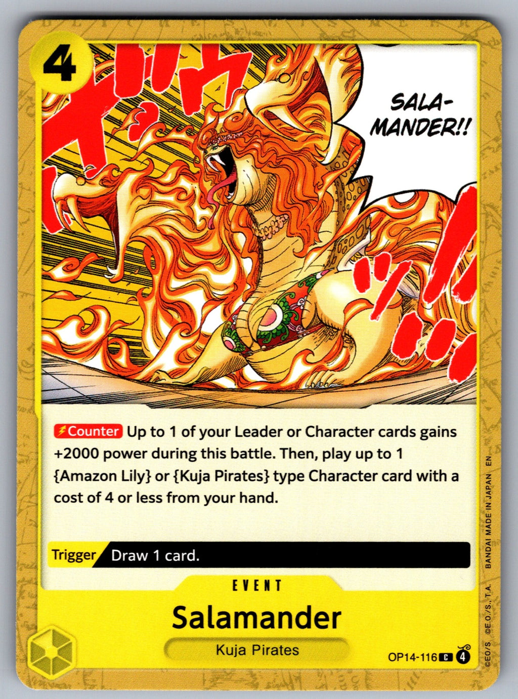 Salamander C The Azure Sea's Seven OP14-116 NM 2026