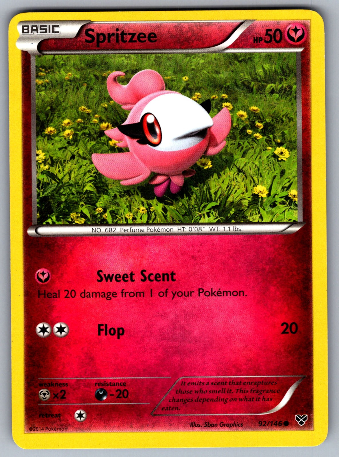Spritzee Common XY Base Set 92/146 LP 2014
