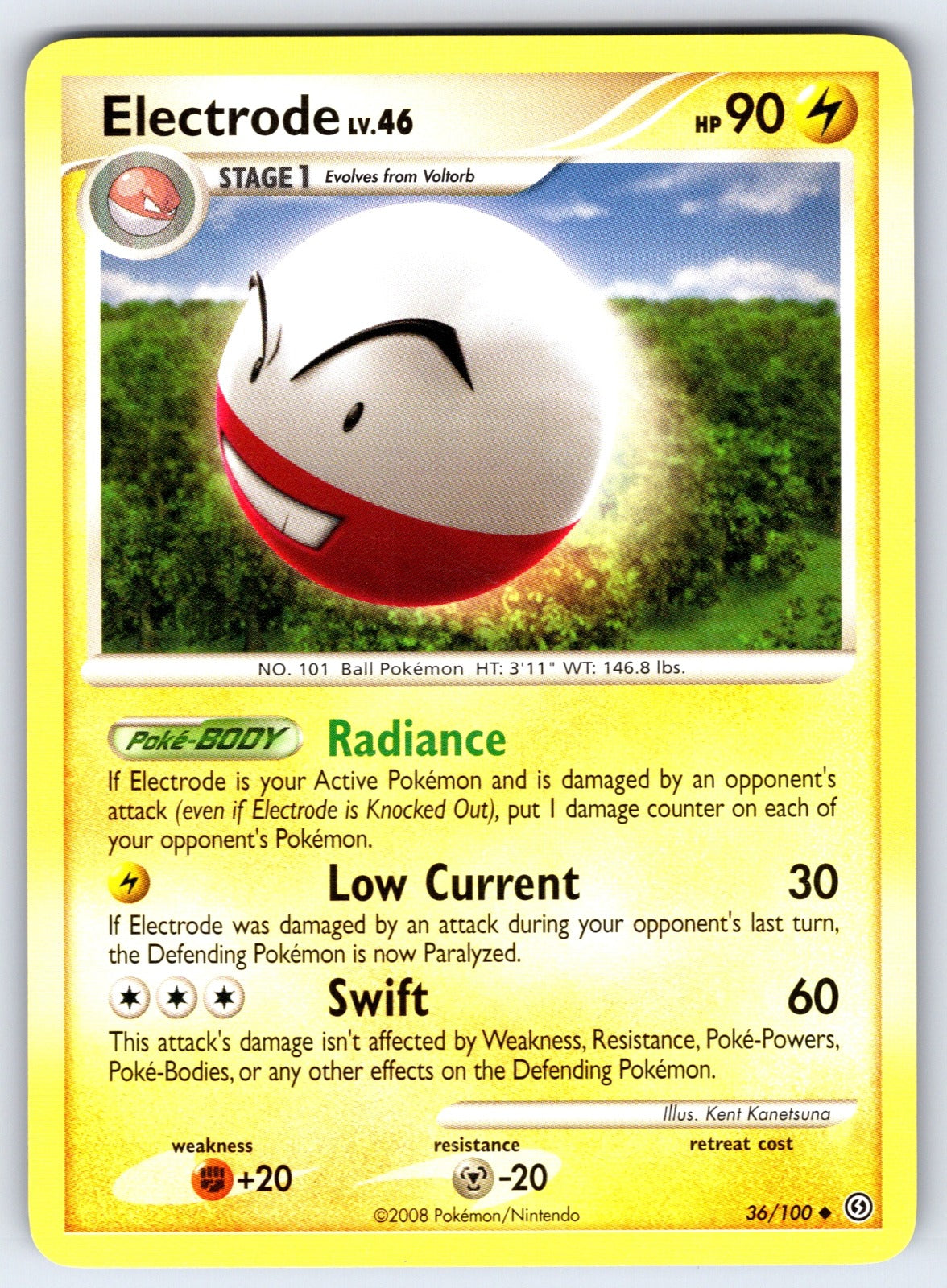 Electrode (36) Uncommon Stormfront 36/100 LP 2008