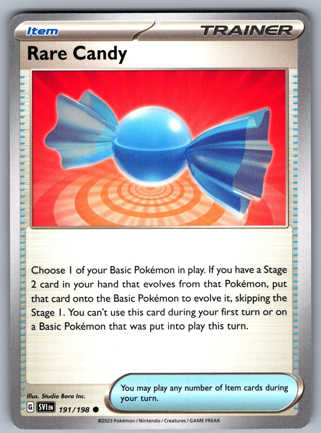 Rare Candy Common SV01: Scarlet & Violet Base Set 191/198 NM 2023