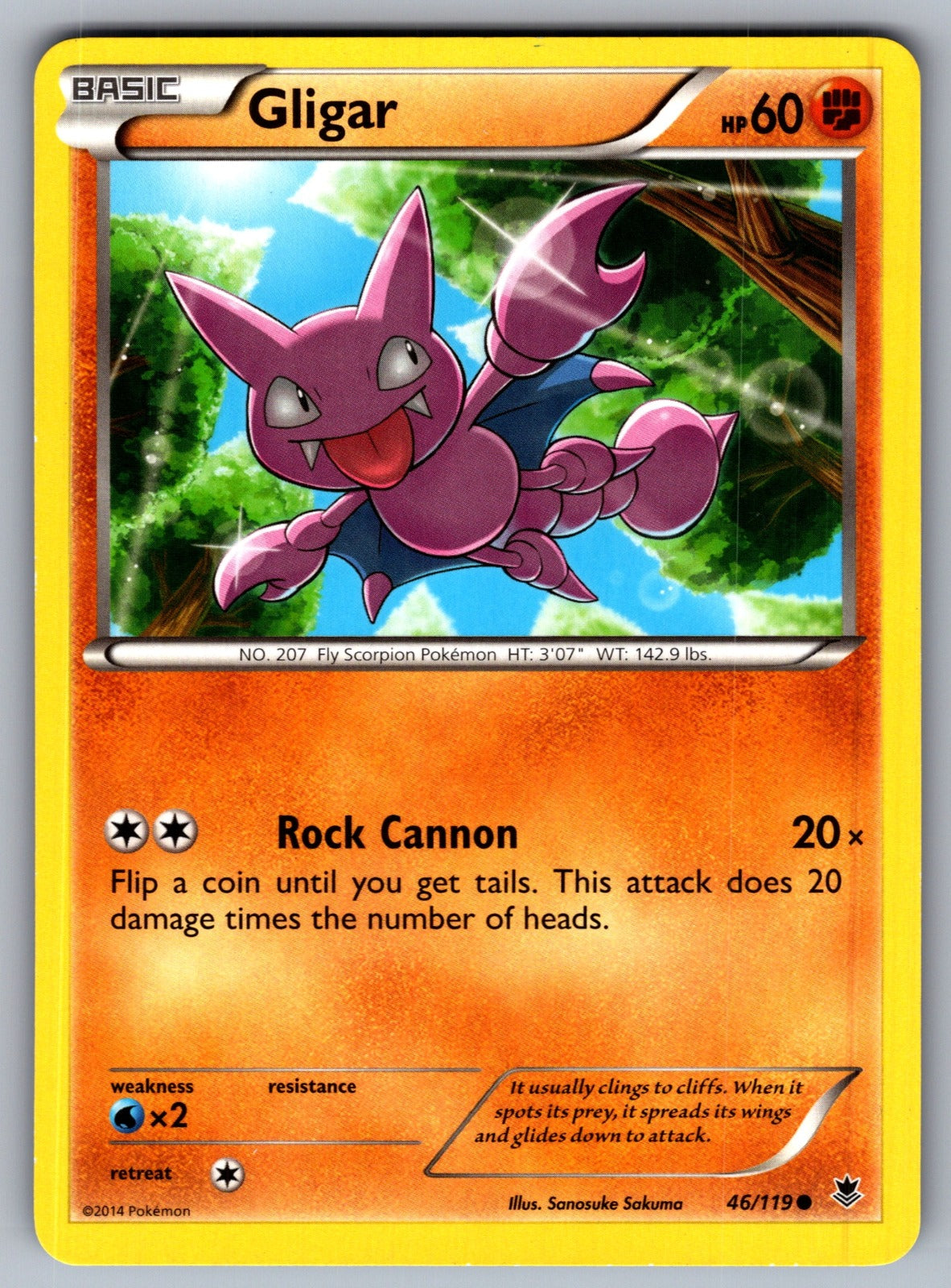Gligar Common XY - Phantom Forces 46/119 LP 2014