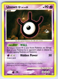 Unown (W) Uncommon Legends Awakened 80/146 LP 2008