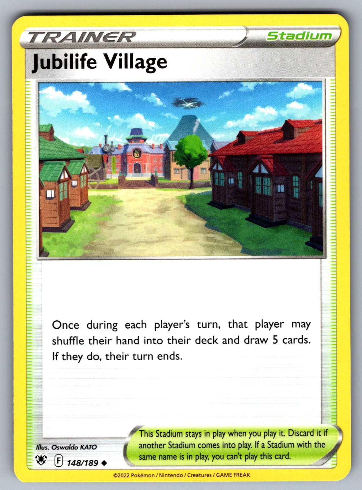 Jubilife Village Uncommon SWSH10: Astral Radiance 148/189 NM 2022