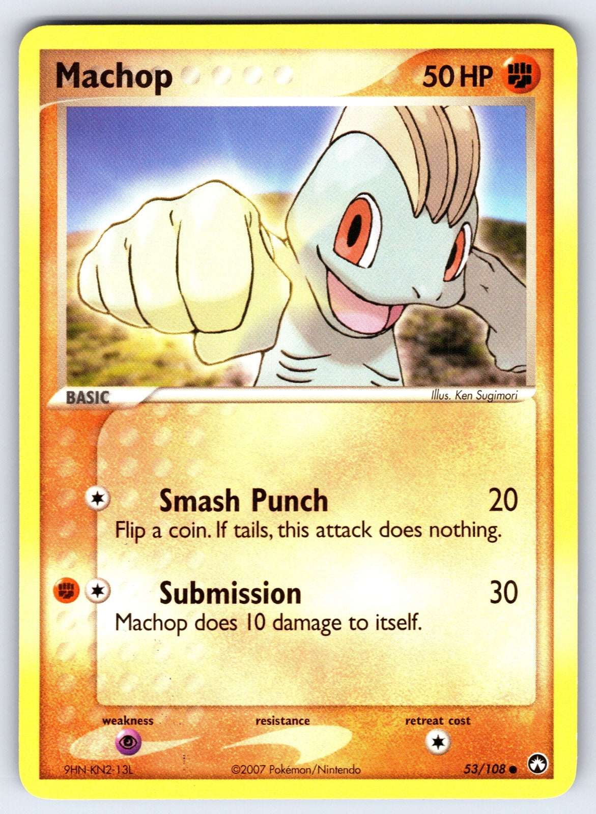 Machop Common Power Keepers 53/108 LP 2007