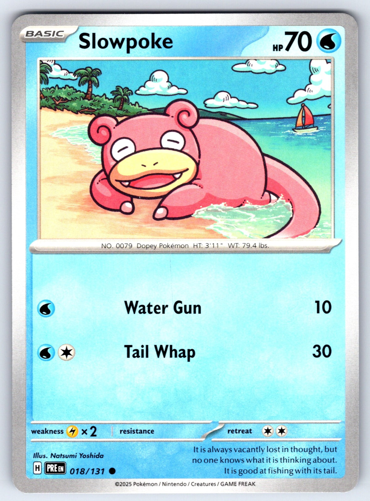Slowpoke Common SV: Prismatic Evolutions 018/131 NM 2025