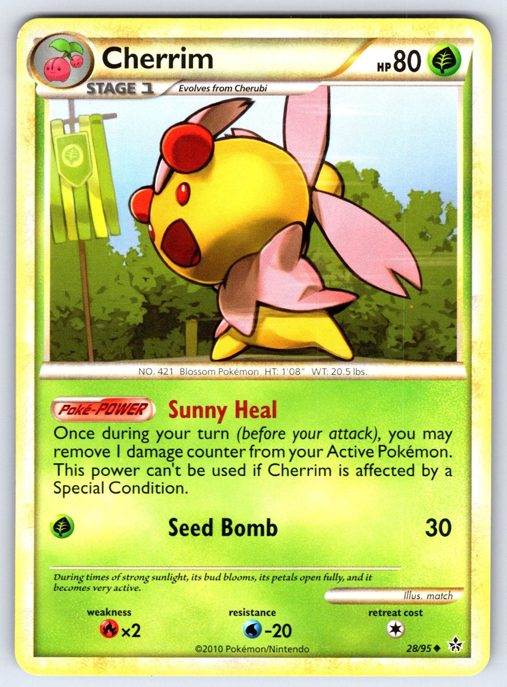 Cherrim Uncommon Unleashed 28/95 LP 2010