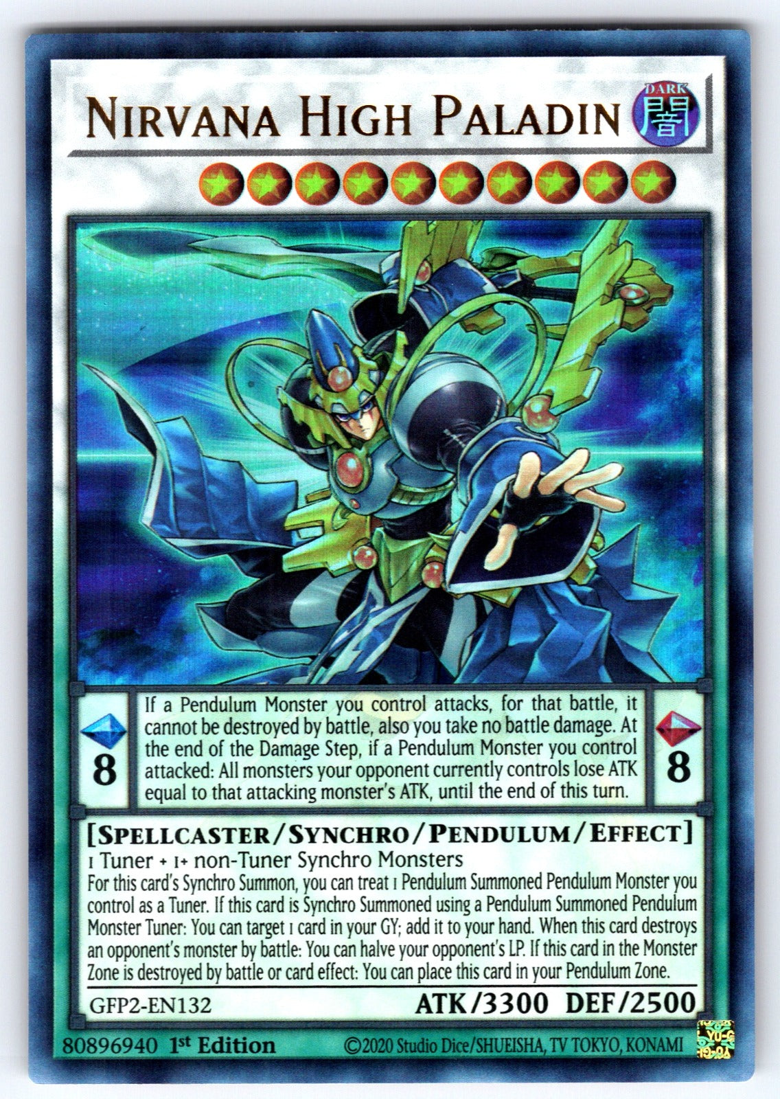 Nirvana High Paladin 1st Edition Ultra Rare Ghosts From the Past: The 2nd Haunti