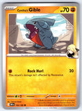 Cynthia's Gible Common SV10: Destined Rivals 102/182 NM 2025