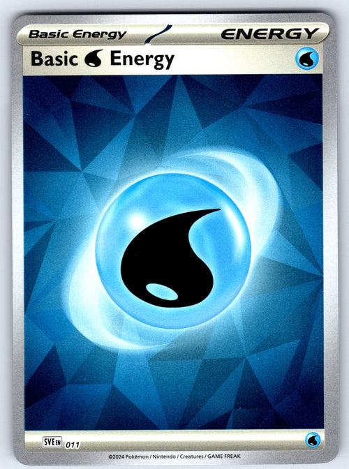 Basic Water Energy - Holo Common SVE: Scarlet & Violet Energies 011 NM 2023