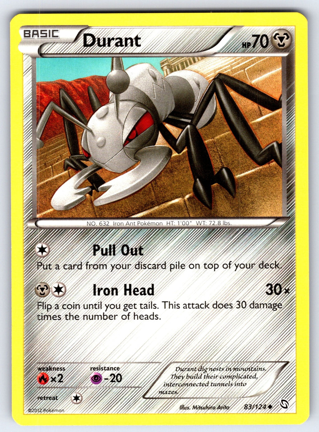 Durant Uncommon Dragons Exalted 83/124 LP 2012