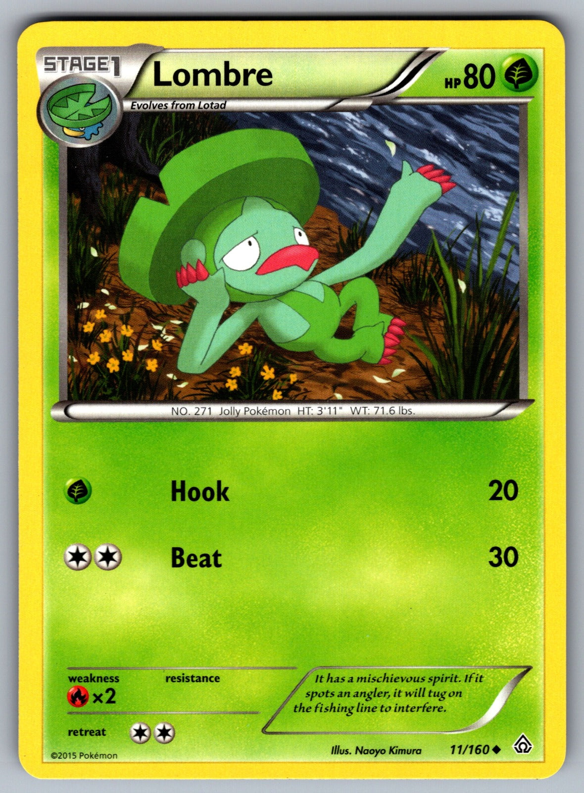 Lombre Uncommon XY - Primal Clash 11/160 LP 2015