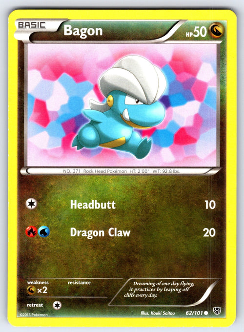Bagon Holo Rare Dragon Vault 6/20 LP 2012