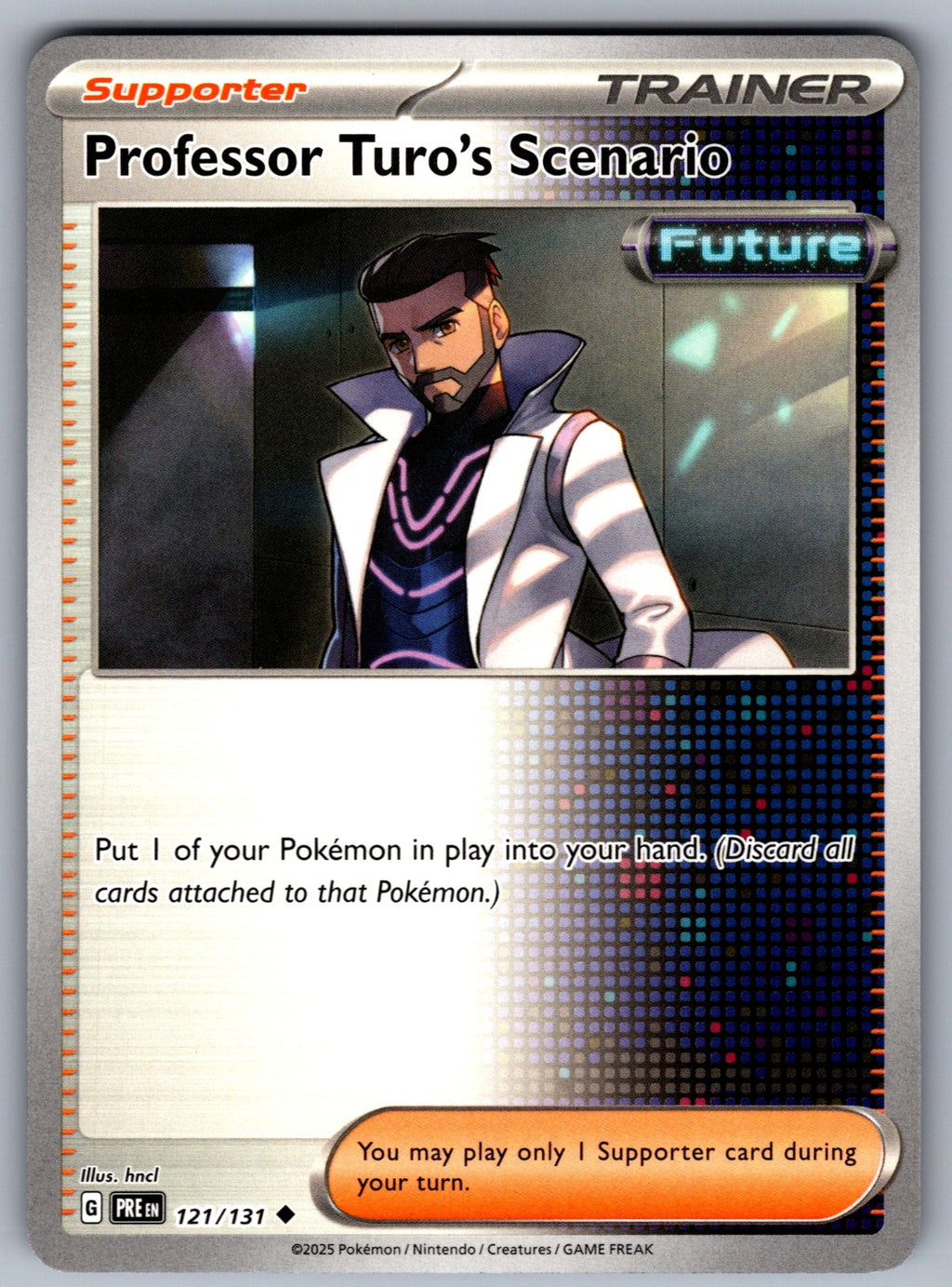 Professor Turo's Scenario Uncommon SV: Prismatic Evolutions 121/131 NM 2025