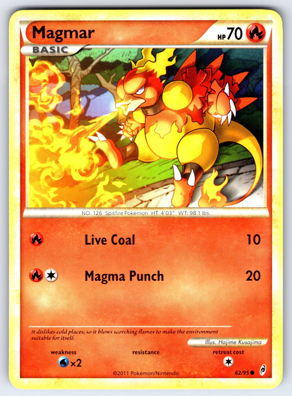 Magmar Common Call of Legends 62/95 LP 2011