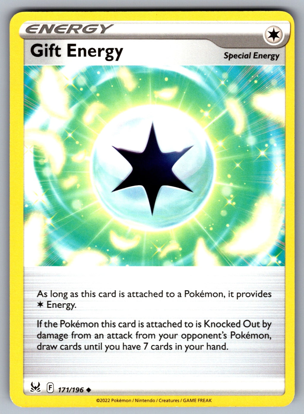 Gift Energy Uncommon SWSH11: Lost Origin 171/196 NM 2022