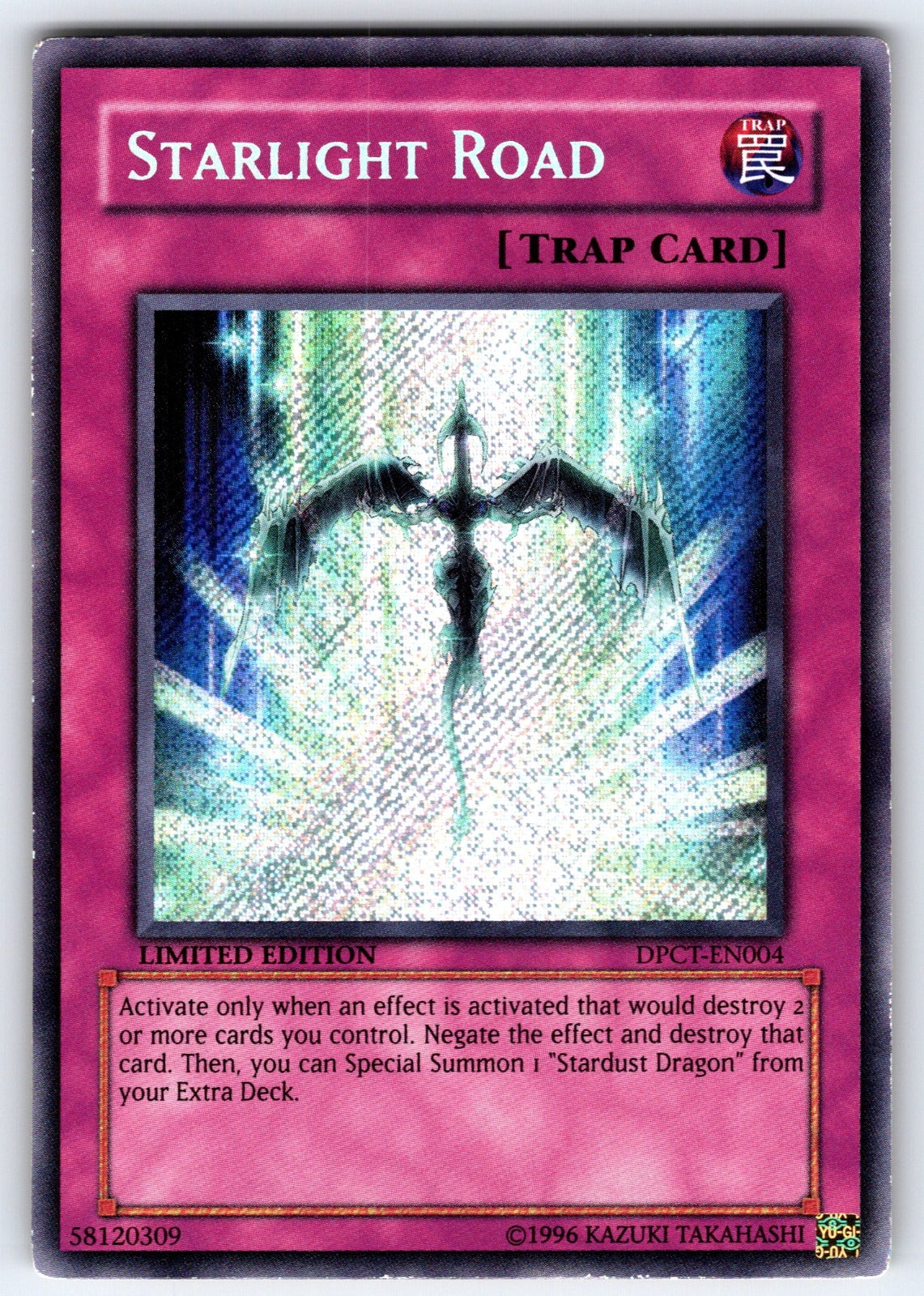 Starlight Road Limited Secret Rare 2010 Duelist Pack Collection Tin DPCT-EN004 N