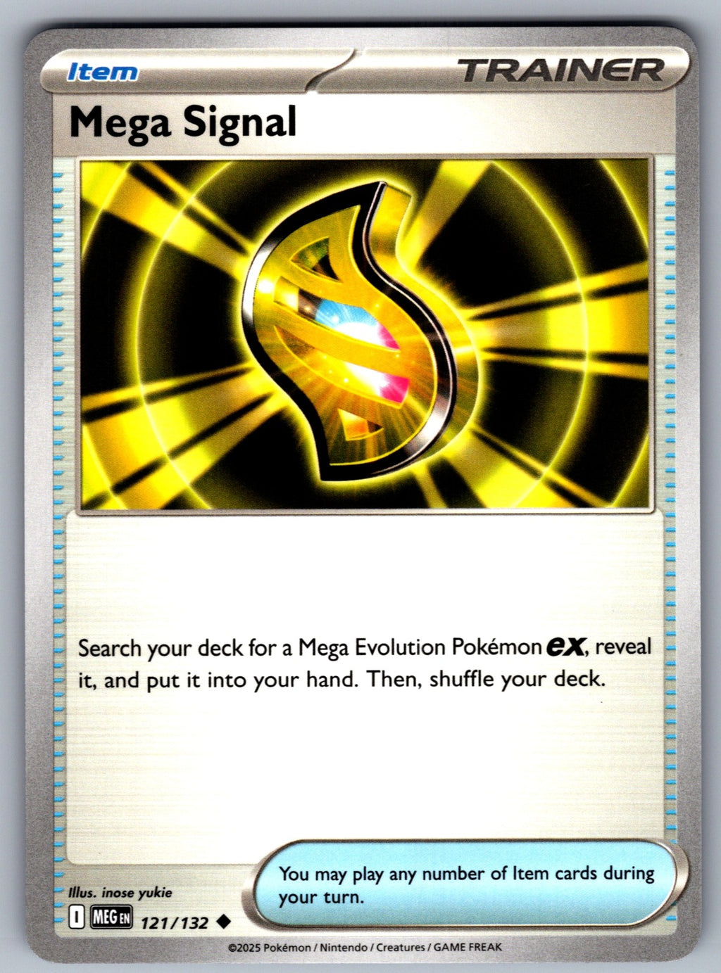 Mega Signal Uncommon ME01: Mega Evolution 121/132 NM 2025