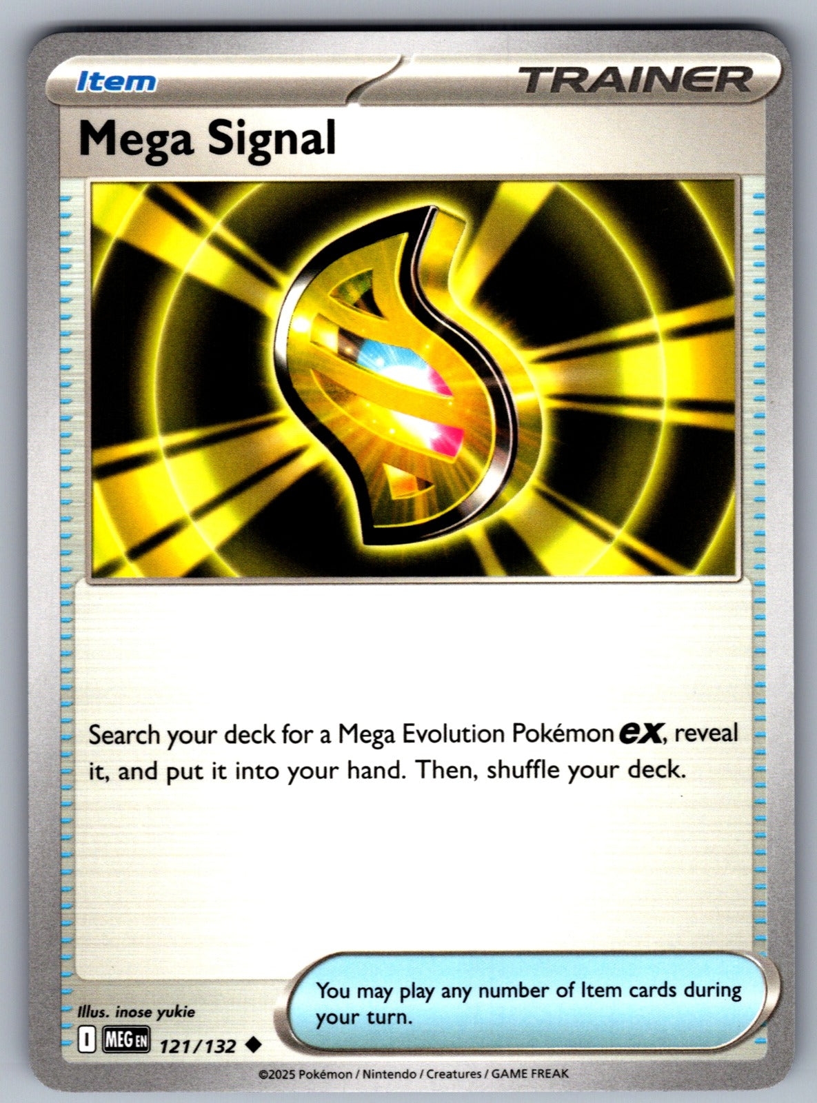 Mega Signal Uncommon ME01: Mega Evolution 121/132 NM 2025