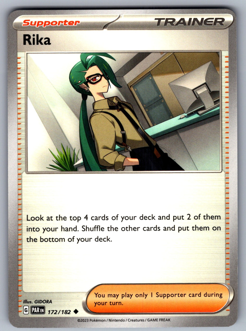 Rika Uncommon SV04: Paradox Rift 172/182 NM 2023
