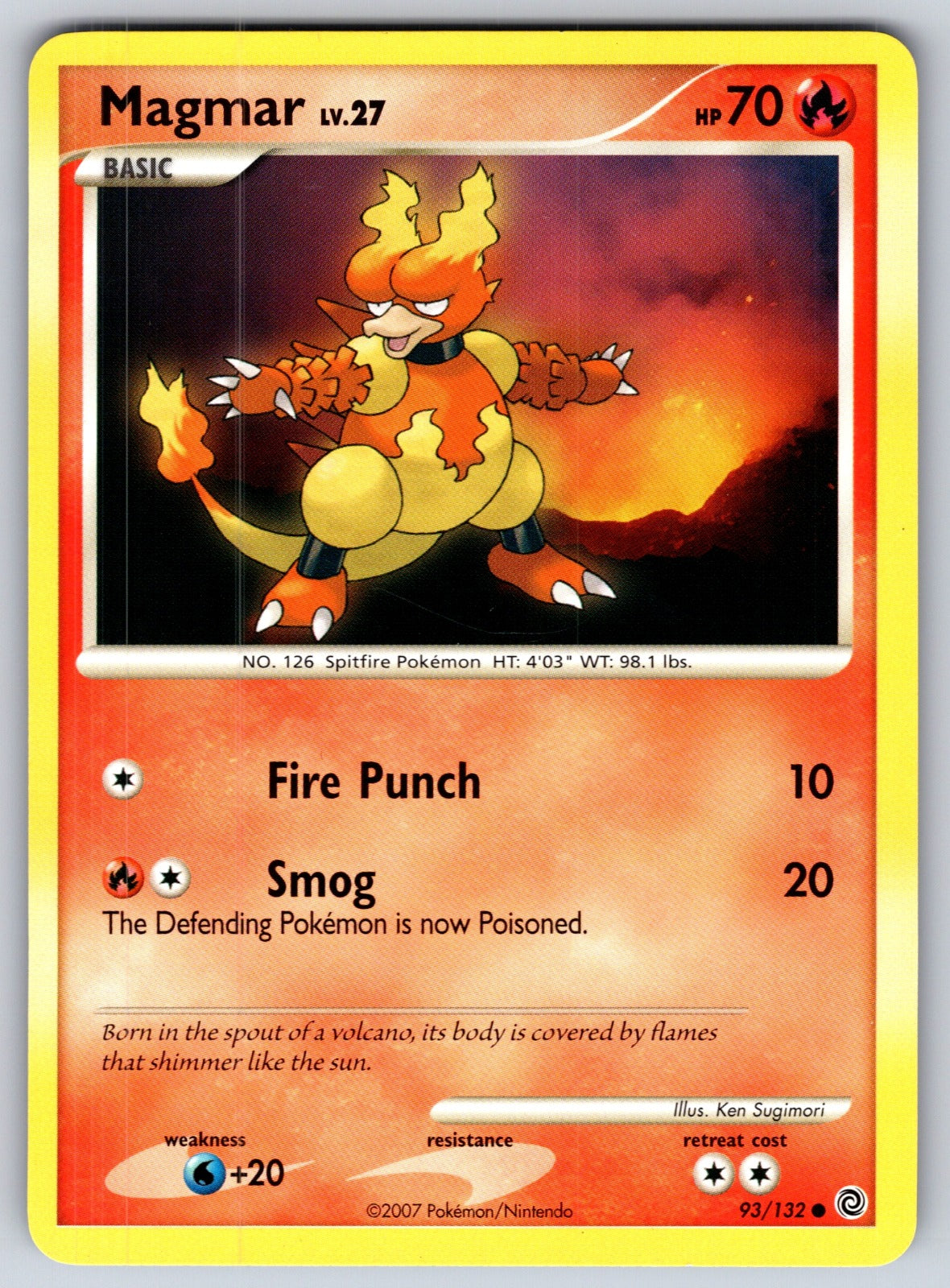 Magmar Common Secret Wonders 93/132 LP 2007