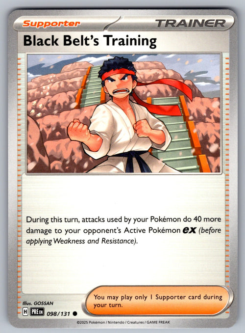 Black Belt's Training Common SV: Prismatic Evolutions 098/131 NM 2025