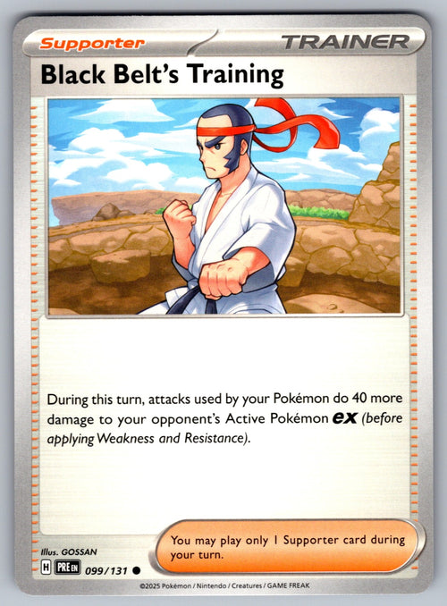 Black Belt's Training Common SV: Prismatic Evolutions 099/131 NM 2025