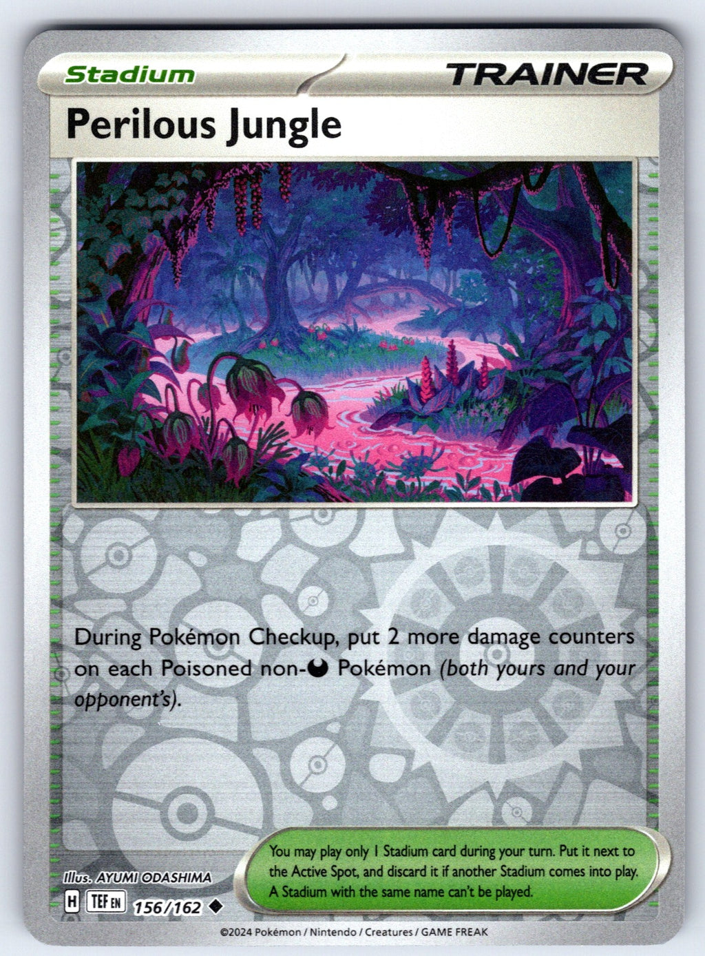 Perilous Jungle Reverse Holo Uncommon SV05: Temporal Forces 156/162 NM 2024
