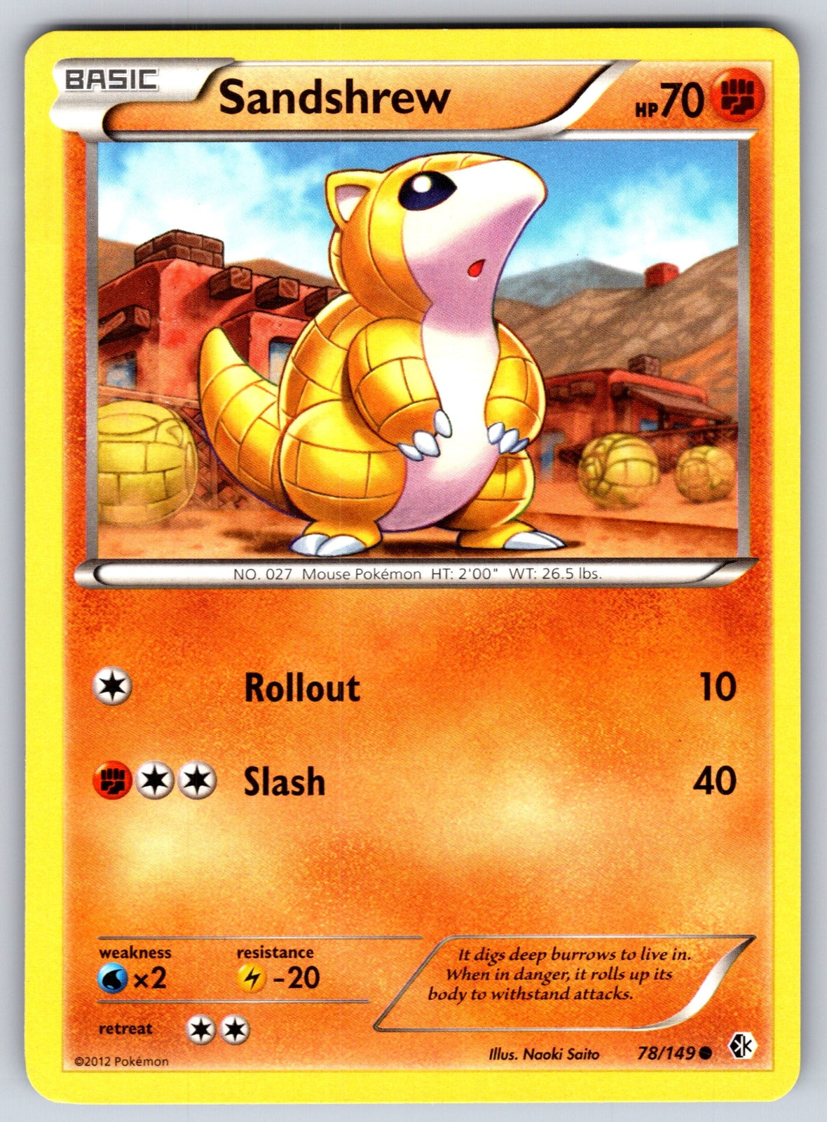 Sandshrew Common Boundaries Crossed 78/149 LP 2012