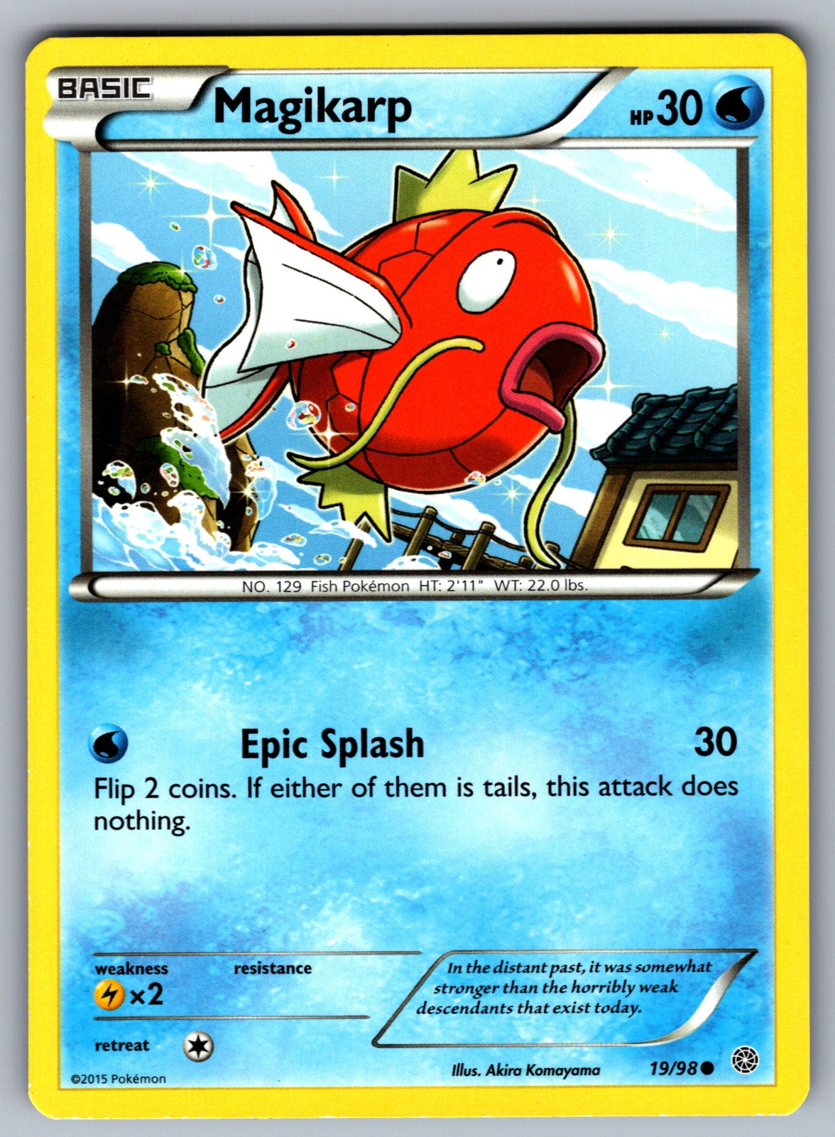 Magikarp Common XY - Ancient Origins 19/98 LP 2015