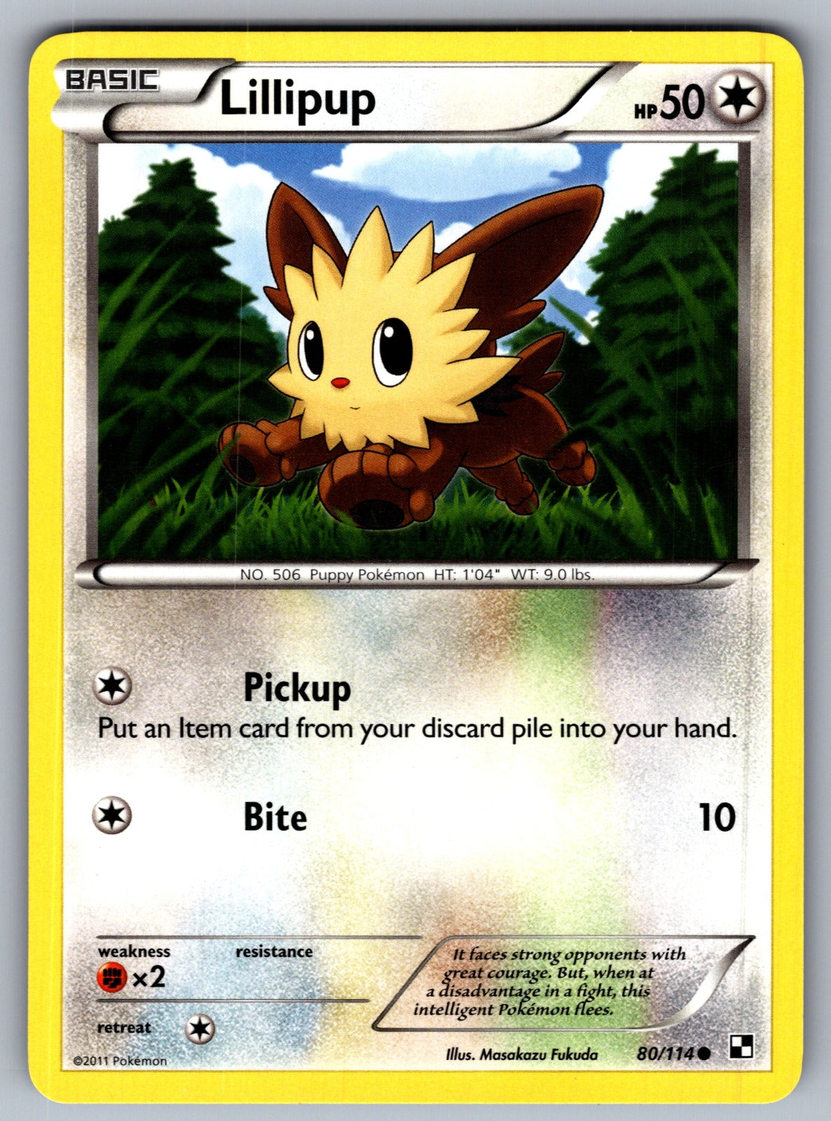 Lillipup (80) Common Black and White 80/114 LP 2011
