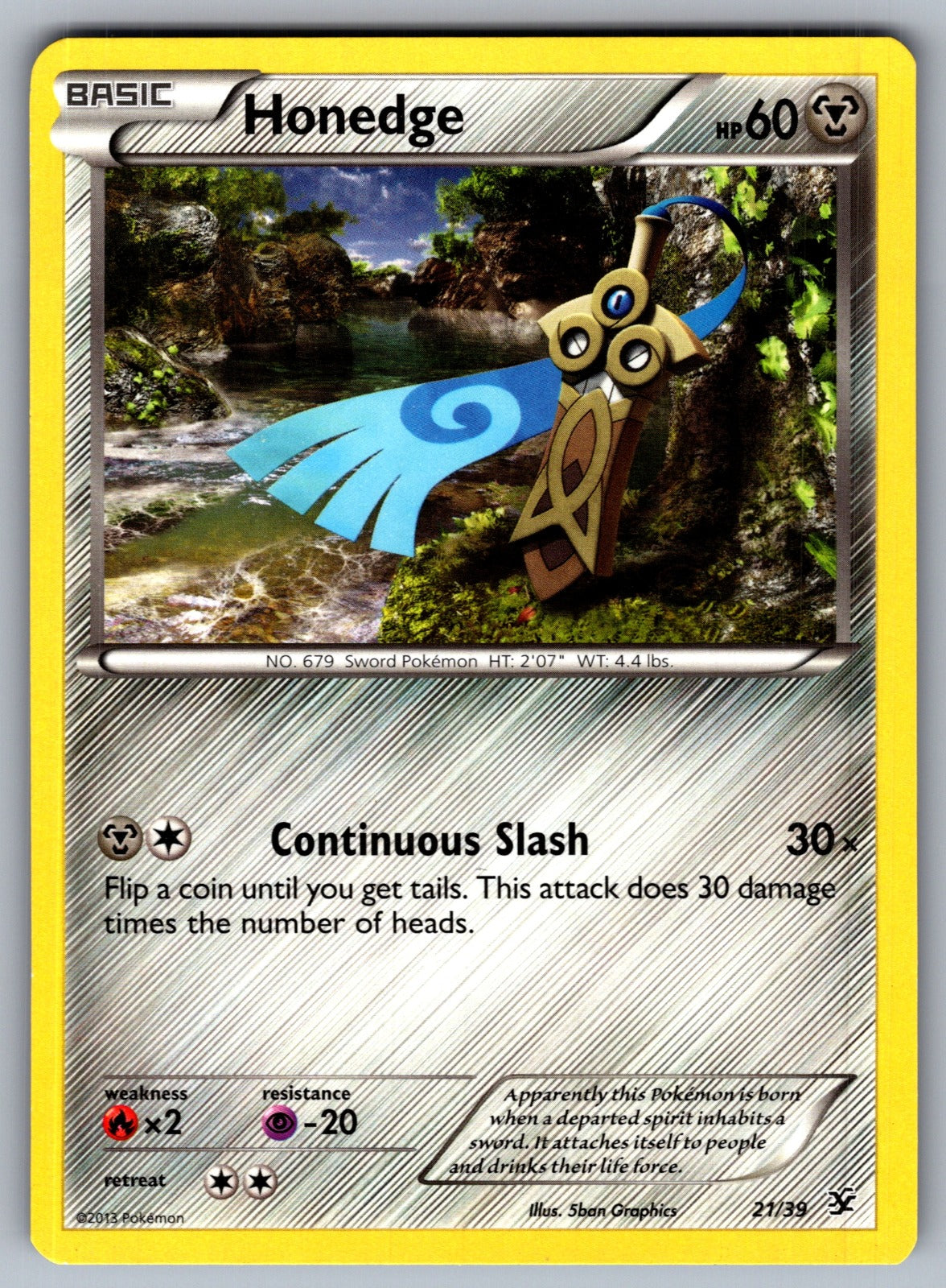 Honedge Common Kalos Starter Set 21/39 LP 2013