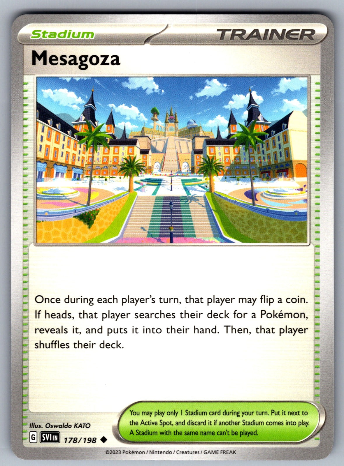 Mesagoza Uncommon SV01: Scarlet & Violet Base Set 178/198 NM 2023