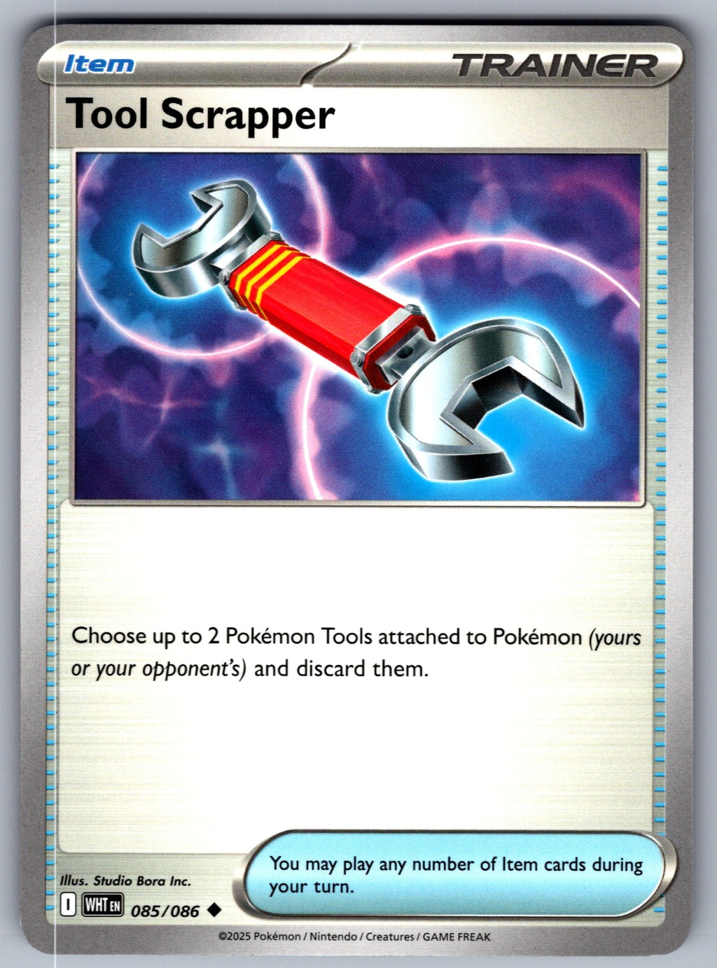 Tool Scrapper Uncommon SV: White Flare 085/086 NM 2025