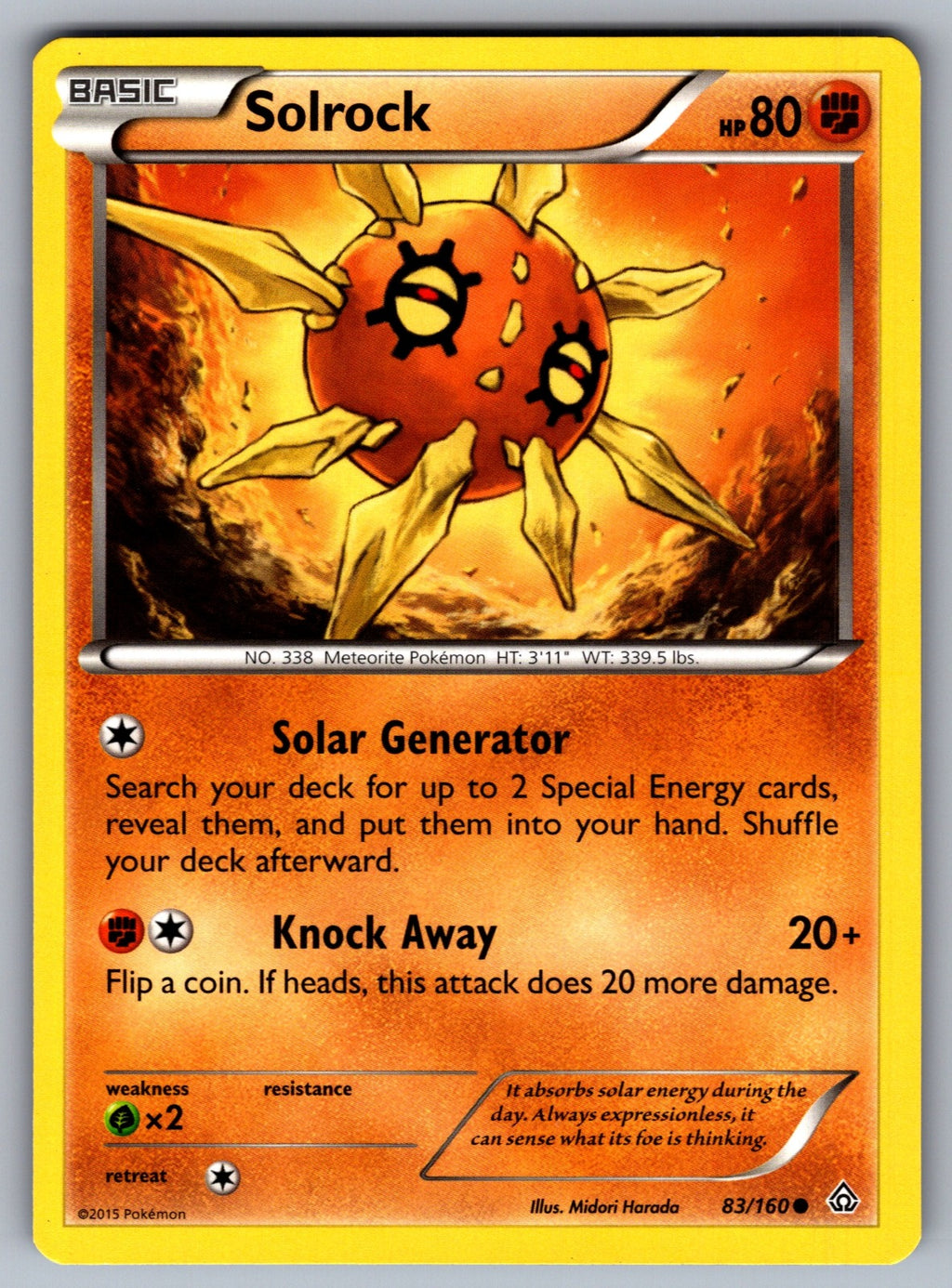 Solrock Common XY - Primal Clash 83/160 LP 2015