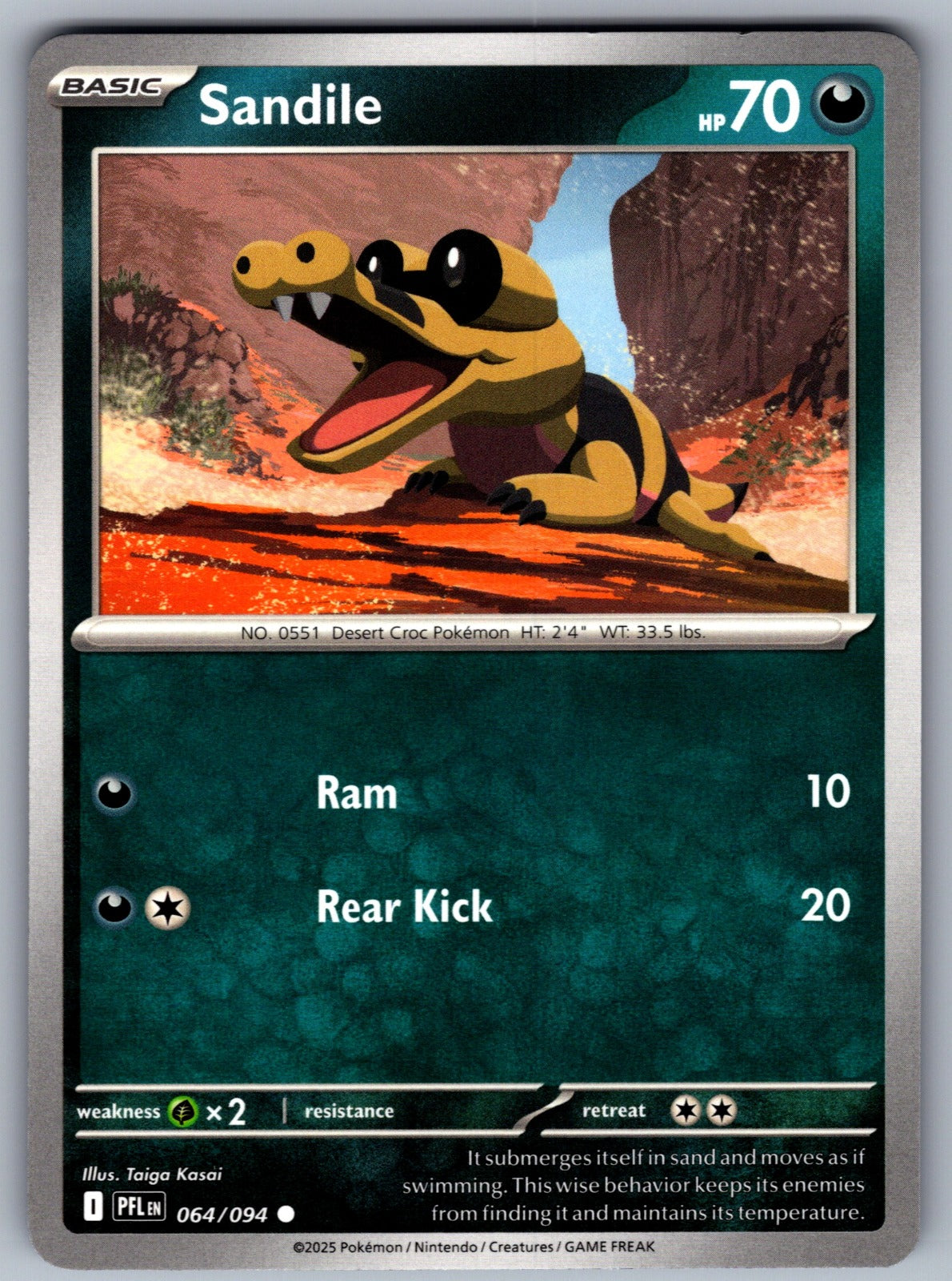 Sandile Common ME02: Phantasmal Flames 064/094 NM 2025