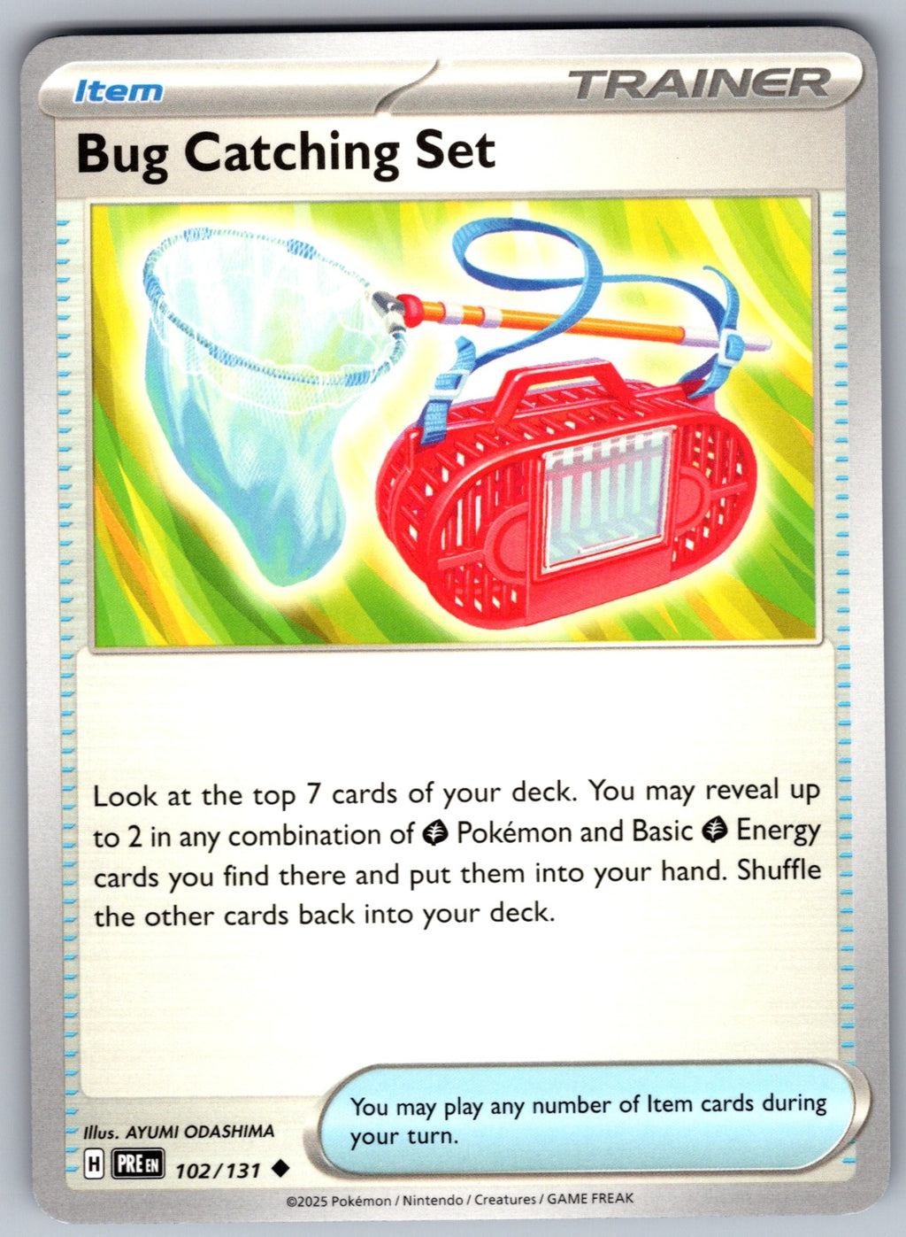 Bug Catching Set Uncommon SV: Prismatic Evolutions 102/131 NM 2025