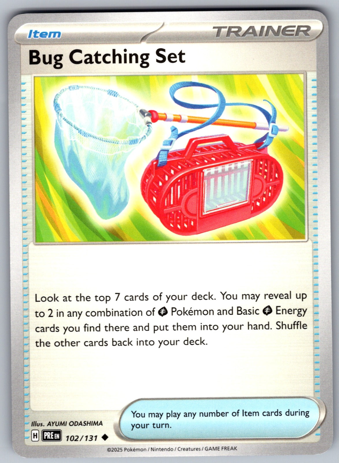 Bug Catching Set Uncommon SV: Prismatic Evolutions 102/131 NM 2025