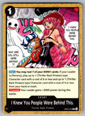 I Knew You People Were Behind This. C Extra Booster: One Piece Heroines Edition 