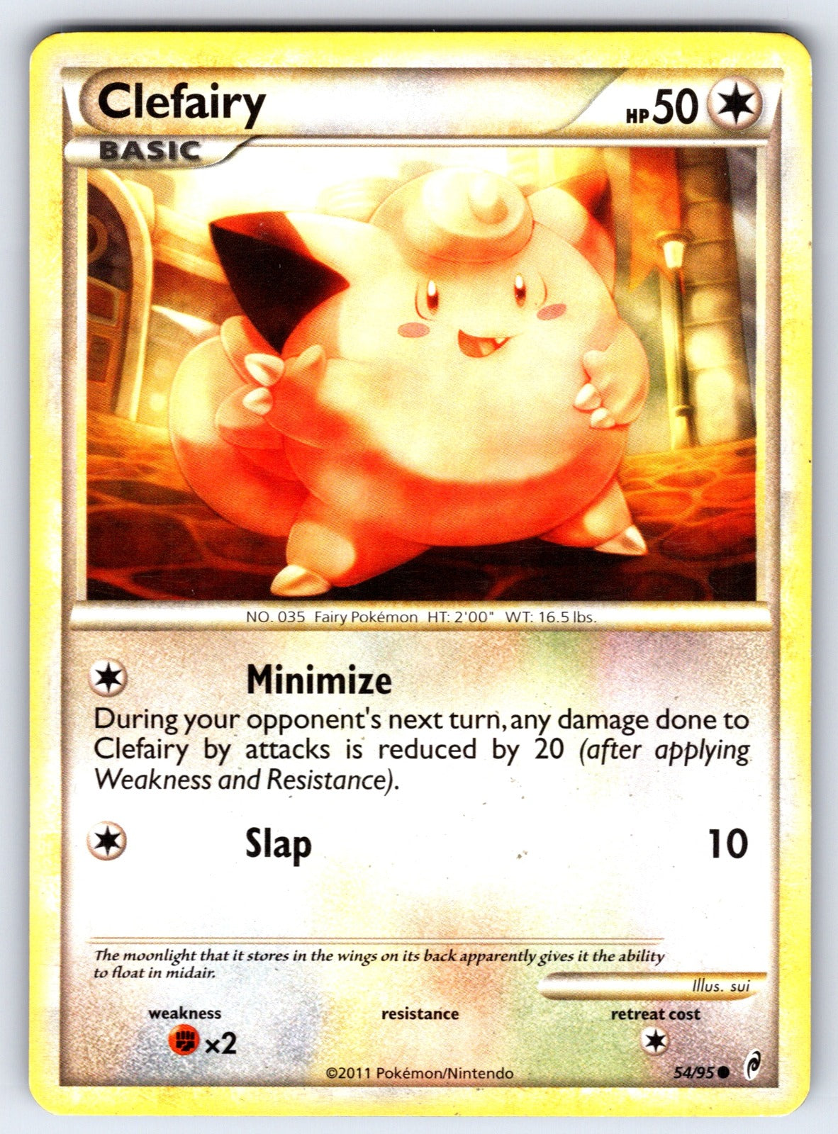 Clefairy Common Call of Legends 54/95 LP 2011
