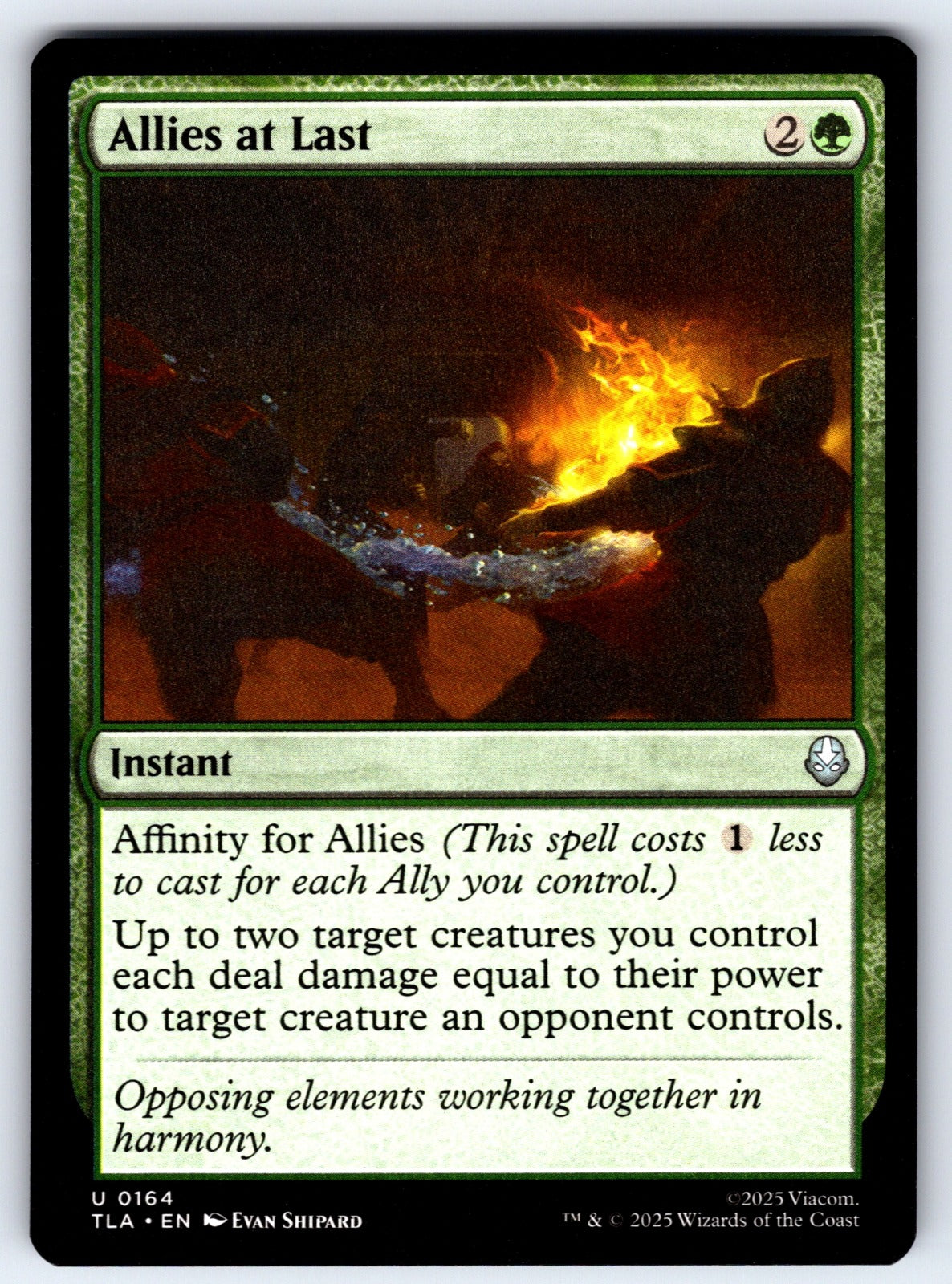 Allies at Last U Avatar: The Last Airbender 164 NM 2025