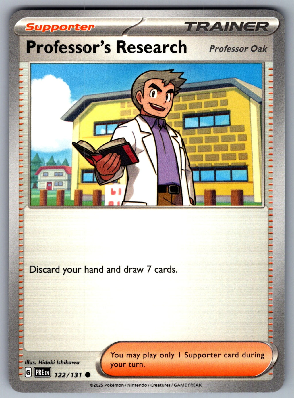 Professor's Research [Professor Oak] Common SV: Prismatic Evolutions 122/131 NM 2025