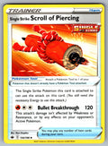 Single Strike Scroll of Piercing Uncommon SWSH06: Chilling Reign 154/198 NM 2021
