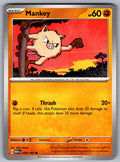 Mankey Common SV: Scarlet & Violet 151 056/165 NM 2023