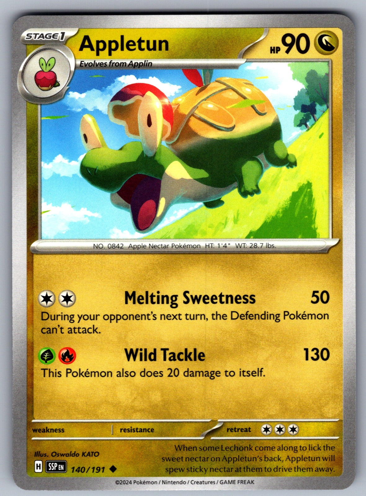 Appletun Uncommon SV08: Surging Sparks 140/191 NM 2024