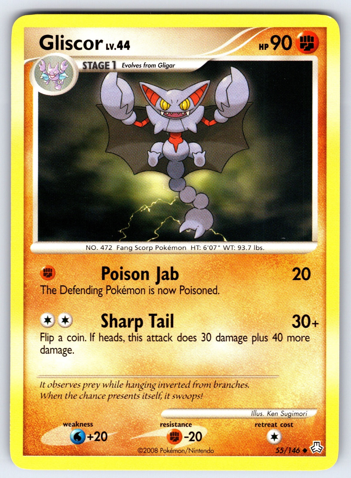 Gliscor (55) Uncommon Legends Awakened 55/146 LP 2008