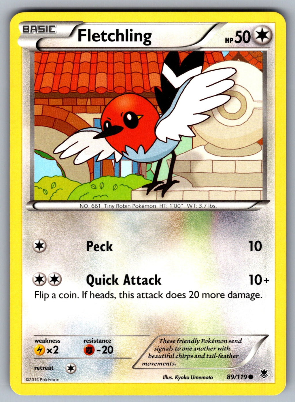 Fletchling Common XY - Phantom Forces 89/119 LP 2014