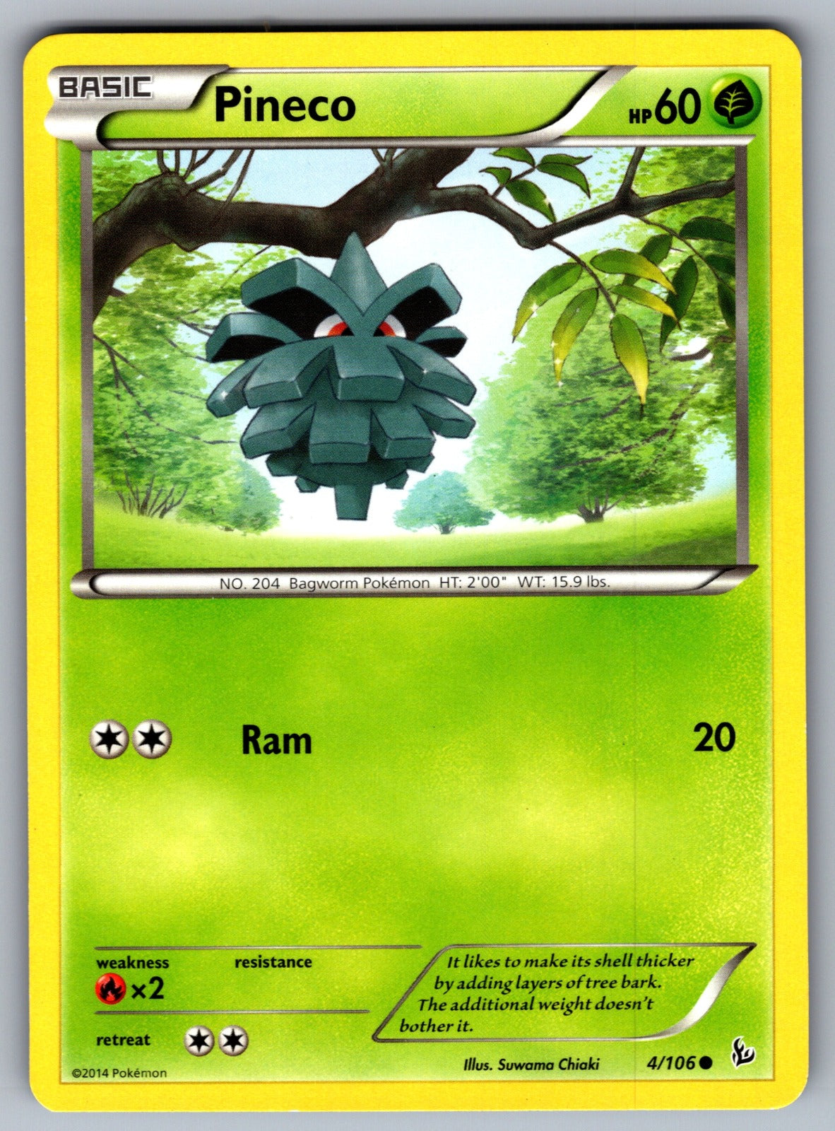 Pineco Common XY - Flashfire 4/106 LP 2014
