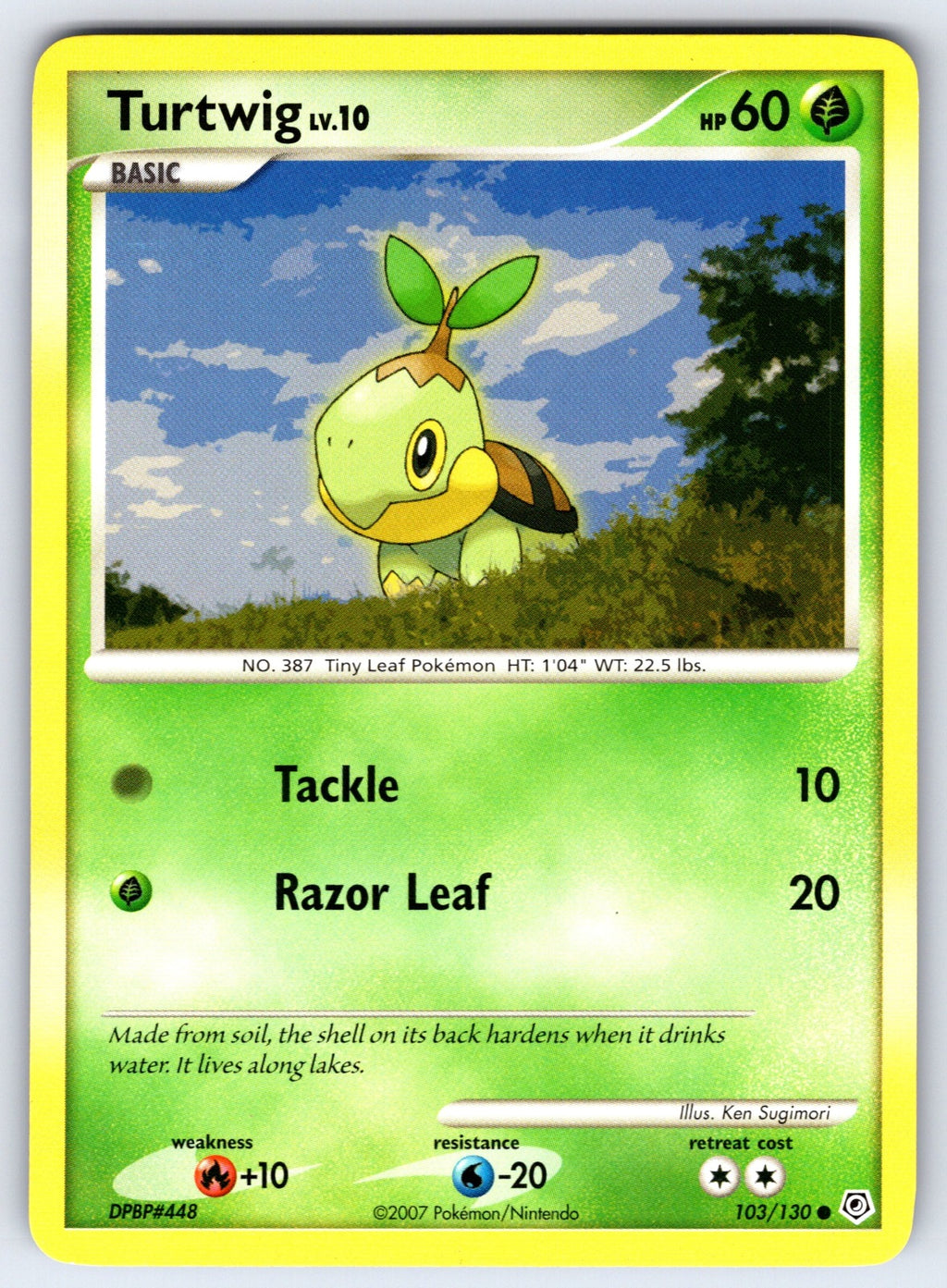 Turtwig Common Diamond and Pearl 103/130 LP 2007